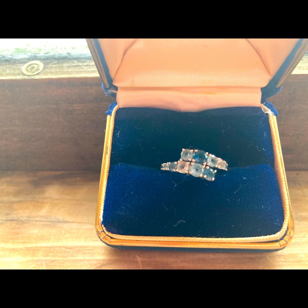 London blue topaz ring